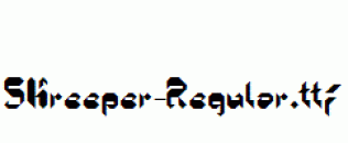fonts 5Kreeper-Regular.ttf