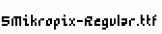 fonts 5Mikropix-Regular.ttf