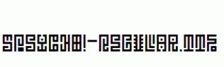 fonts 5Psycho!-Regular.ttf