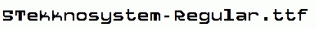 fonts 5Tekknosystem-Regular.ttf