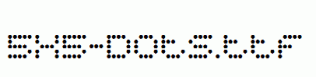 fonts 5x5-Dots.ttf