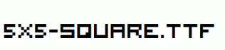fonts 5x5-square.ttf