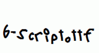 fonts 6-Script.ttf