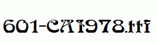 fonts 601-CAI978.ttf