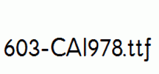 fonts 603-CAI978.ttf