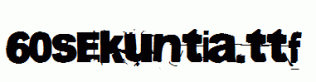 fonts 60sekuntia.ttf