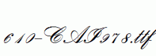 fonts 610-CAI978.ttf
