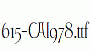 fonts 615-CAI978.ttf