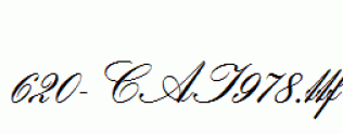 fonts 620-CAI978.ttf