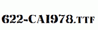 fonts 622-CAI978.ttf
