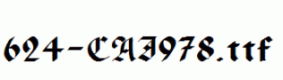 fonts 624-CAI978.ttf