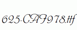 fonts 625-CAI978.ttf