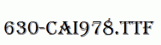 fonts 630-CAI978.ttf
