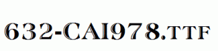 fonts 632-CAI978.ttf