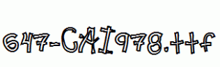 fonts 647-CAI978.ttf