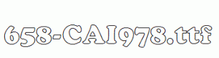 fonts 658-CAI978.ttf