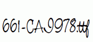 fonts 661-CAI978.ttf