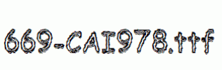 fonts 669-CAI978.ttf