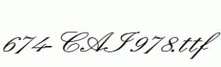 fonts 674-CAI978.ttf