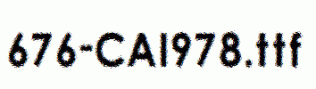 fonts 676-CAI978.ttf