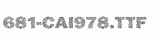 fonts 681-CAI978.ttf