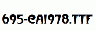 fonts 695-CAI978.ttf