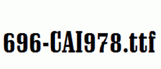fonts 696-CAI978.ttf