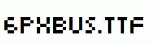 fonts 6pxbus.ttf