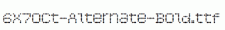 fonts 6x7oct-Alternate-Bold.ttf