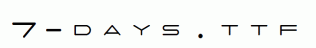 fonts 7-days.ttf