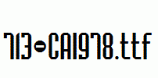 fonts 713-CAI978.ttf