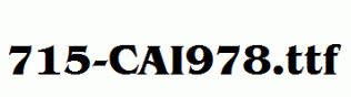 fonts 715-CAI978.ttf