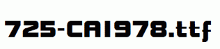 fonts 725-CAI978.ttf