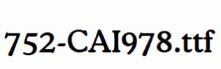 fonts 752-CAI978.ttf