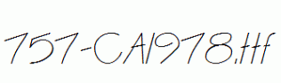 fonts 757-CAI978.ttf