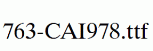 fonts 763-CAI978.ttf
