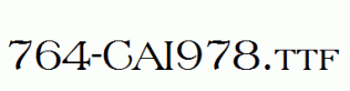 fonts 764-CAI978.ttf