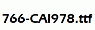 fonts 766-CAI978.ttf