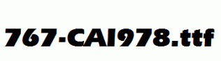 fonts 767-CAI978.ttf