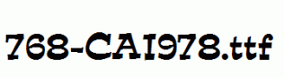fonts 768-CAI978.ttf