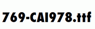 fonts 769-CAI978.ttf
