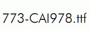 fonts 773-CAI978.ttf
