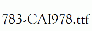 fonts 783-CAI978.ttf