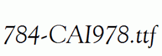 fonts 784-CAI978.ttf