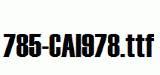 fonts 785-CAI978.ttf