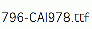 fonts 796-CAI978.ttf