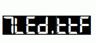 fonts 7LED.ttf