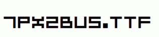fonts 7px2bus.ttf