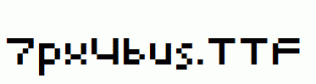 fonts 7px4bus.ttf