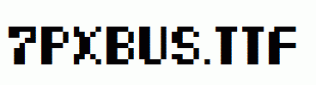 fonts 7pxbus.ttf